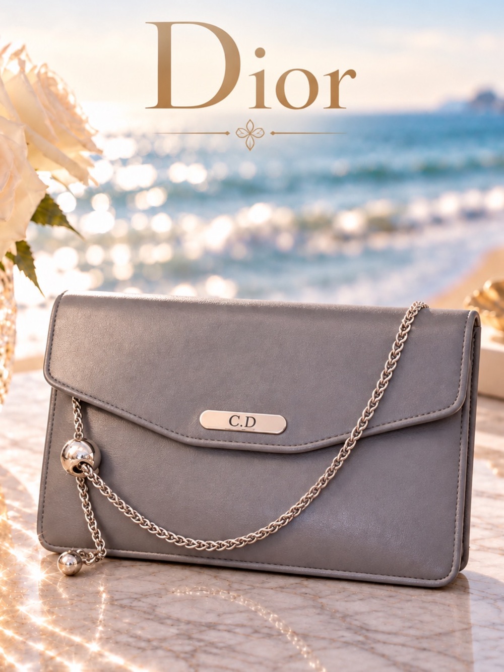 Christian Dior Vintage Envelope Clutch
